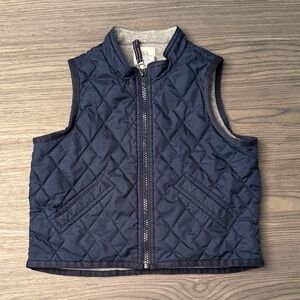 🌟3/$20 Bundle - Baby Gap Quilted Navy Kids Vest - 3T